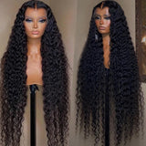 Rae | Deep Curl Transparent Lace Front Wig (Free Install)
