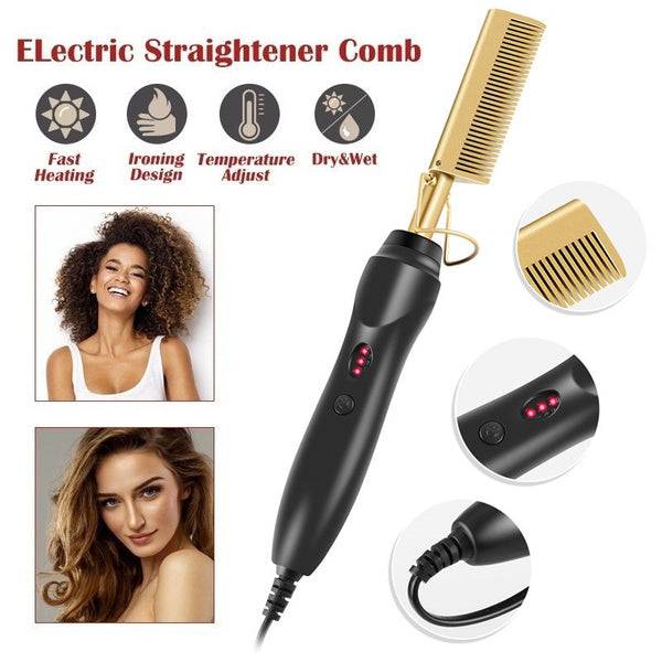 Hot Comb hair Straightener